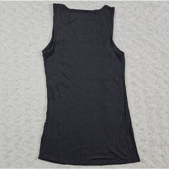 Women's Size Small Maurices Sequin Tank Top Gray Silver Festive Party Romantic - Picture 5 of 5